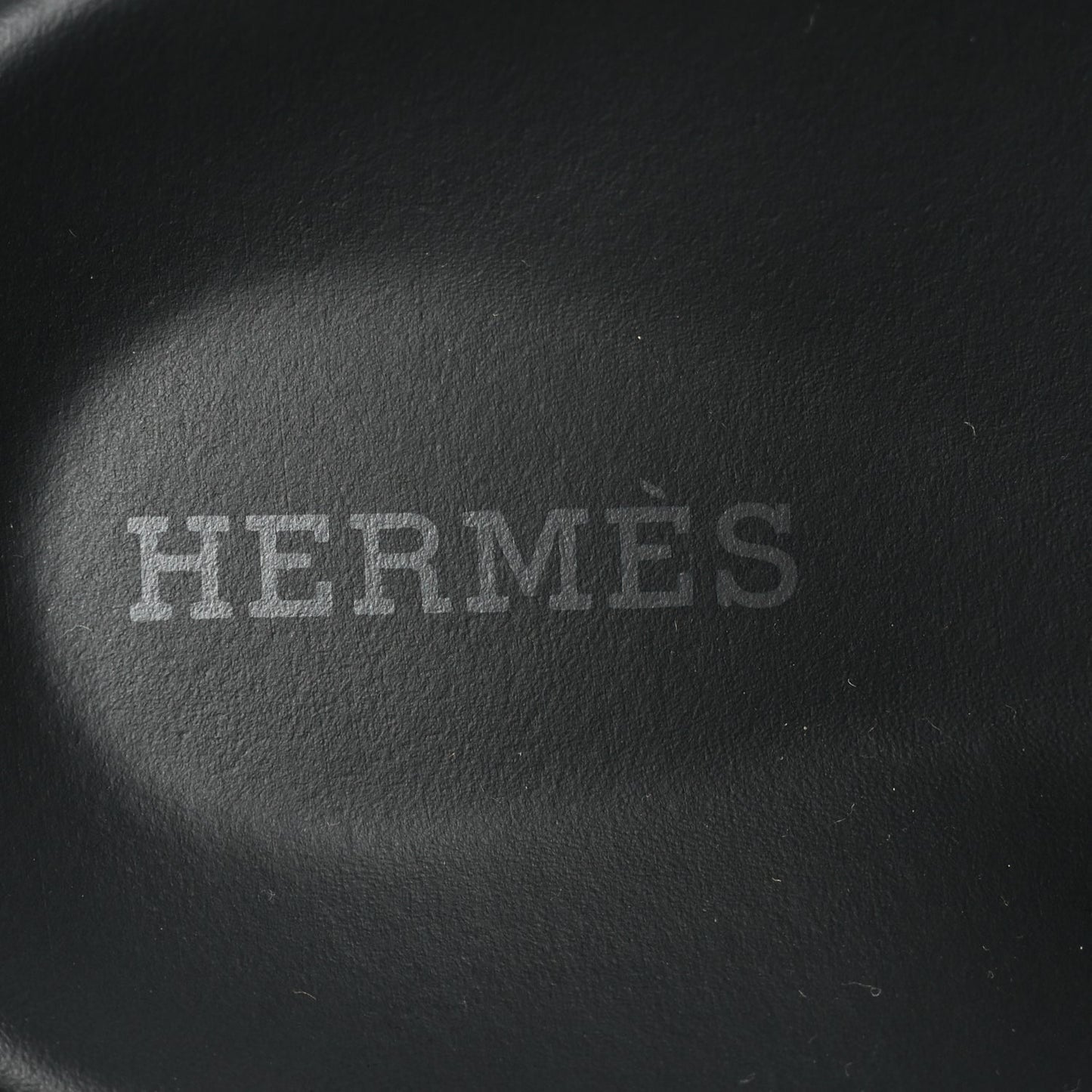 Hermes Calfskin Womens Chypre Sandals 38.5 Black