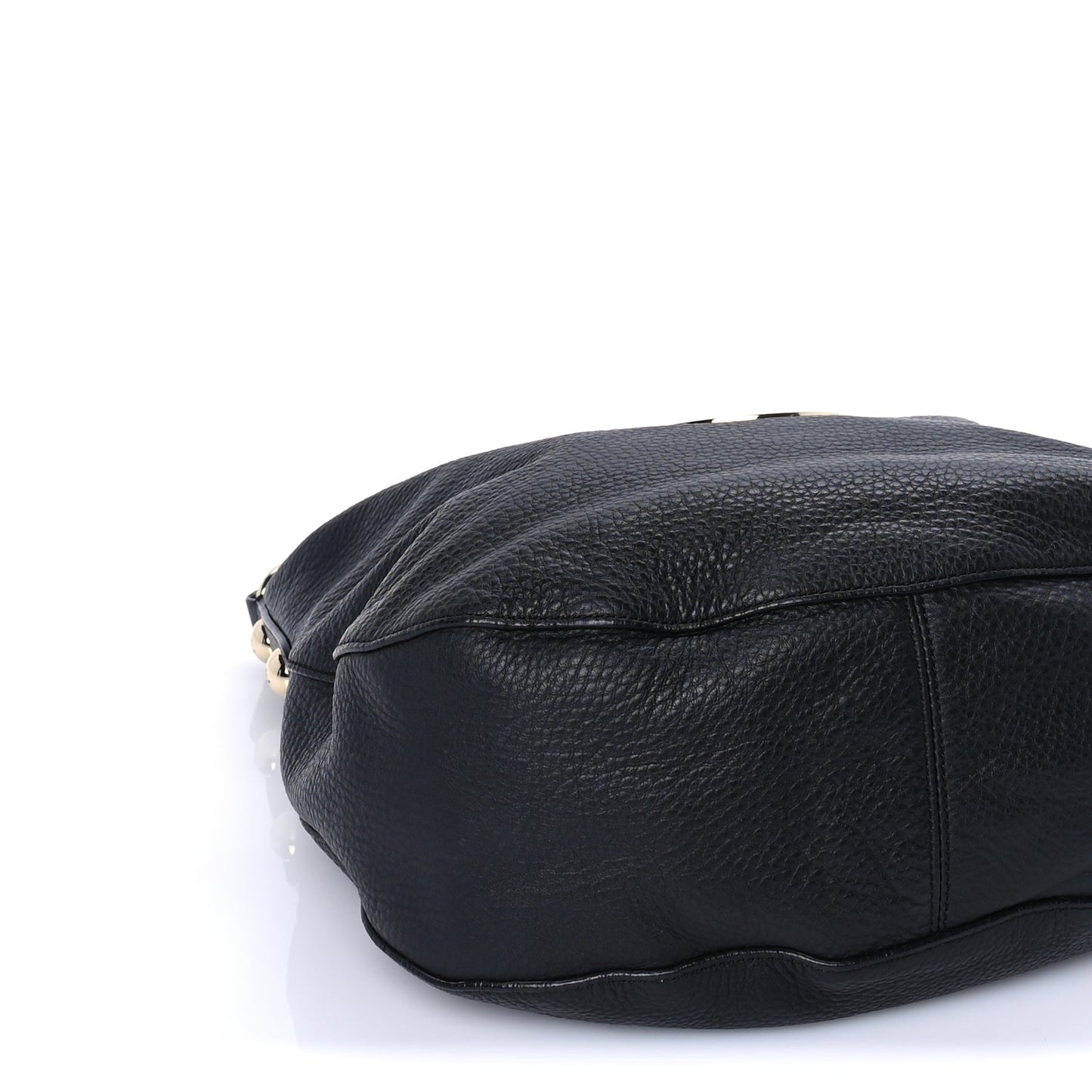 Mulberry Spongy Pebbled Calfskin Large Daria Hobo Black
