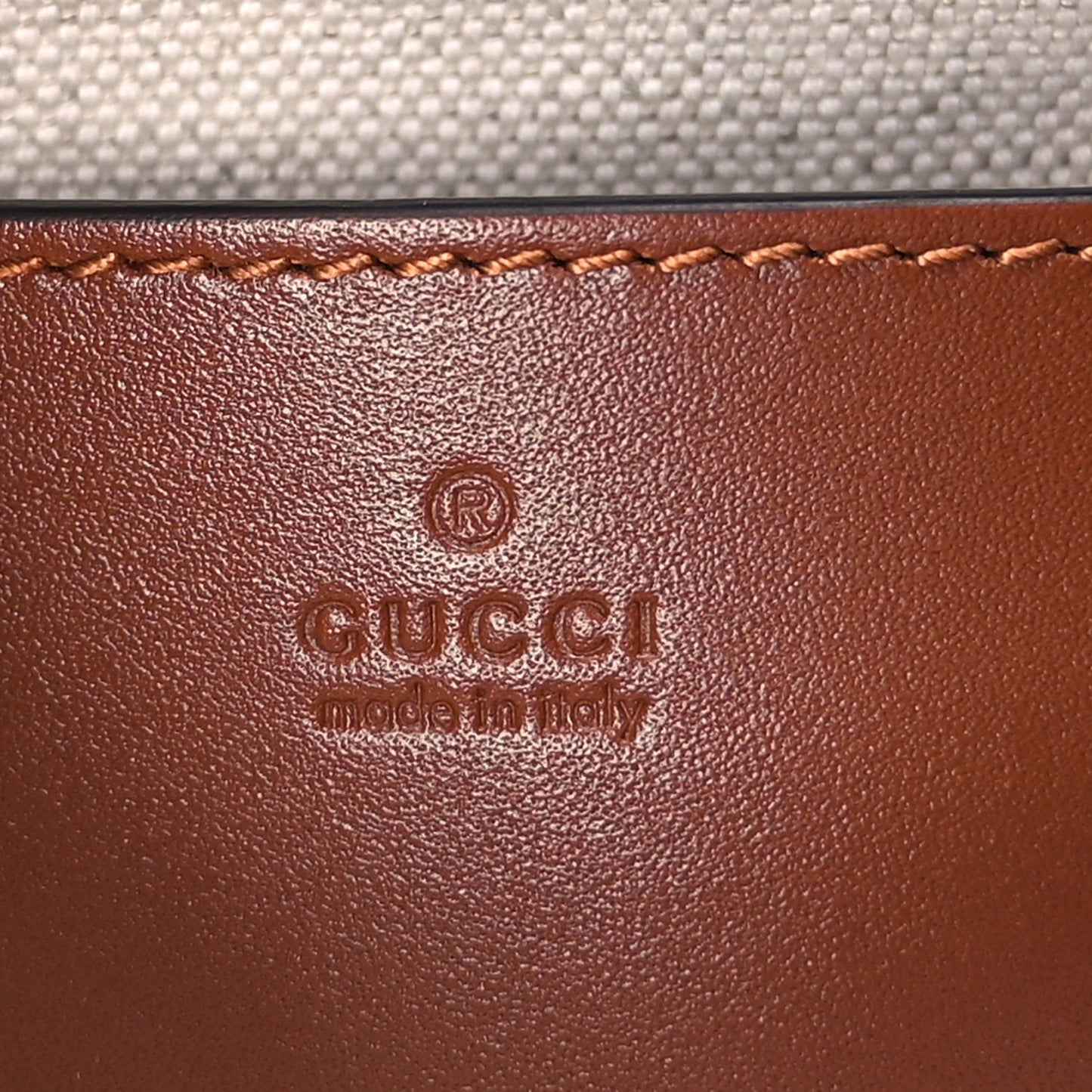 Gucci New Canvas Charisma Calfskin Crystal GG Monogram Mini Jackie 1961 Hobo Camel Ebony
