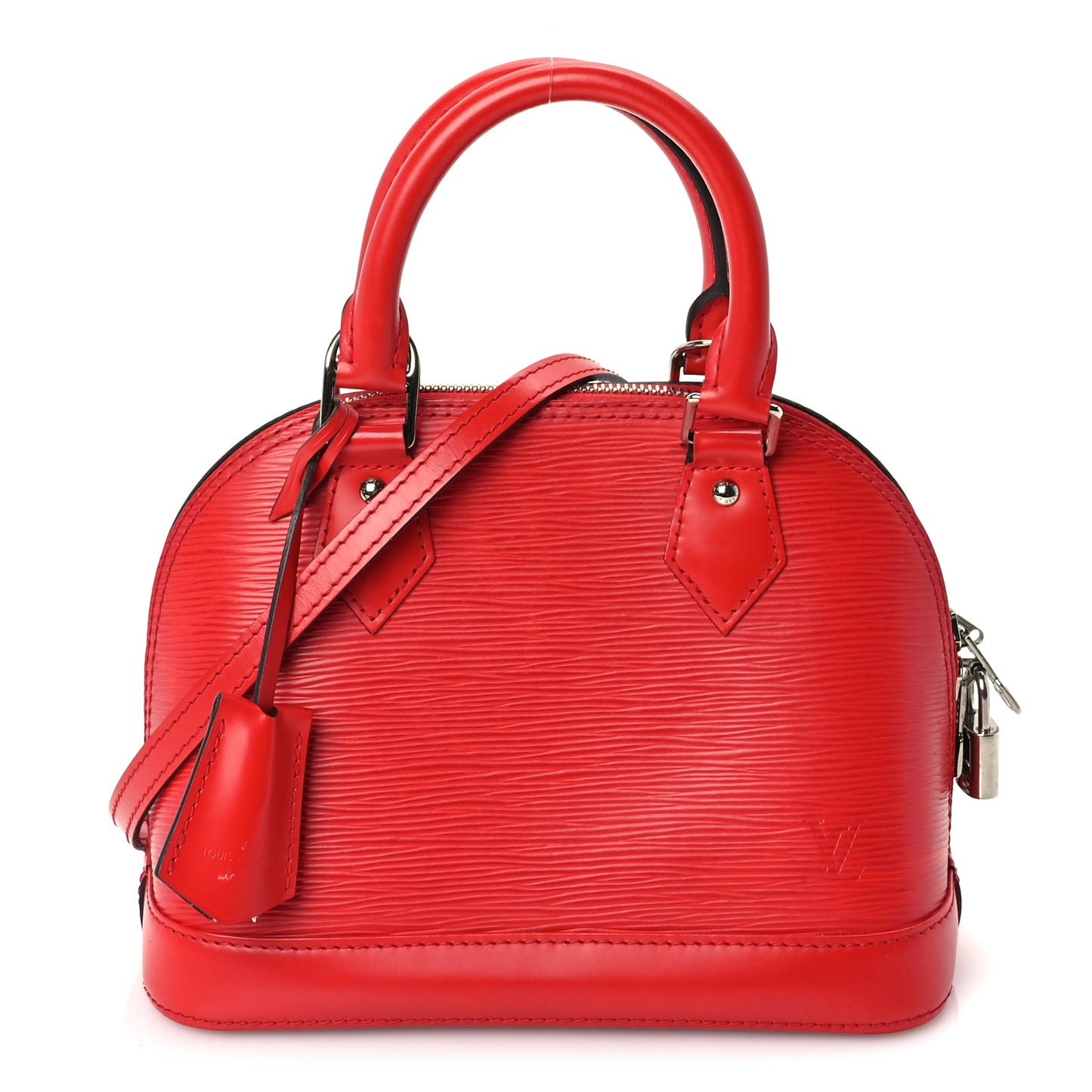 Louis Vuitton Epi Alma BB Castillan Red