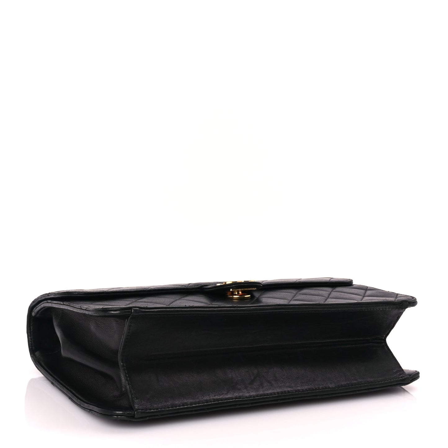 Chanel Lambskin Quilted Medium Single Flap Black
