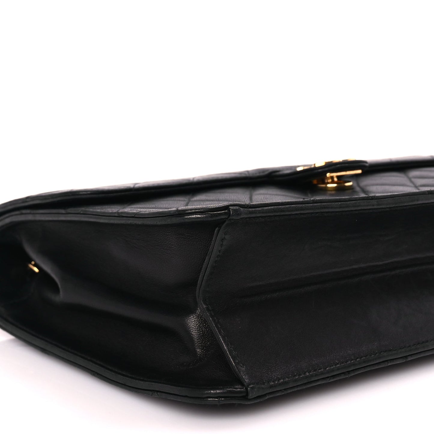 Chanel Lambskin Quilted Medium Single Flap Black