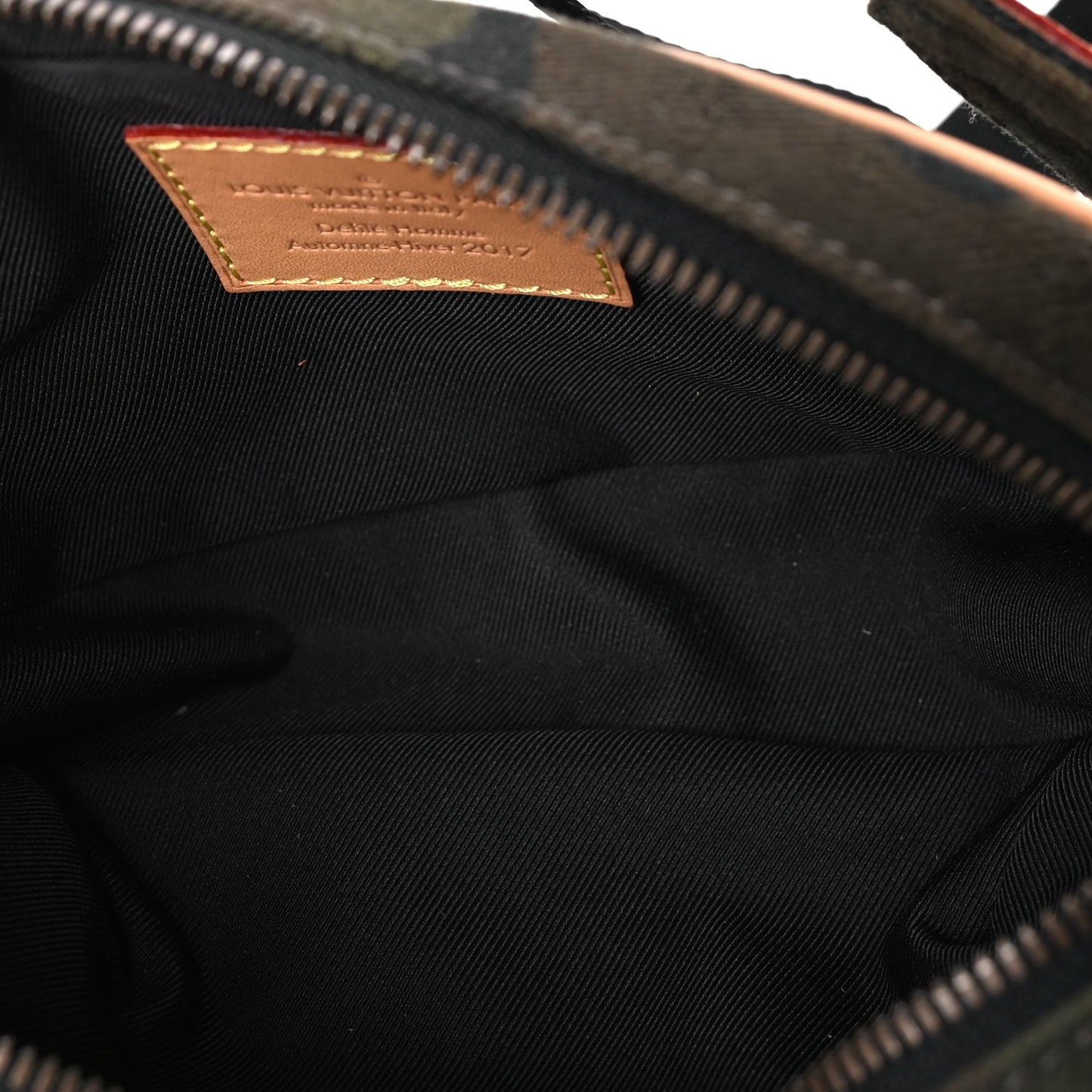 Louis Vuitton X SUPREME Canvas Camouflage Bumbag