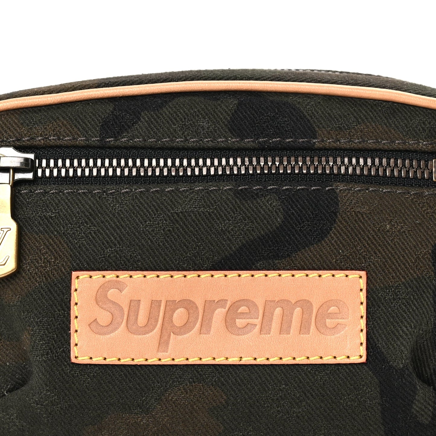 Louis Vuitton X SUPREME Canvas Camouflage Bumbag