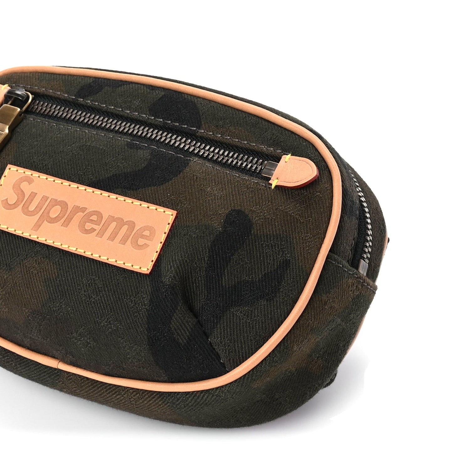 Louis Vuitton X SUPREME Canvas Camouflage Bumbag