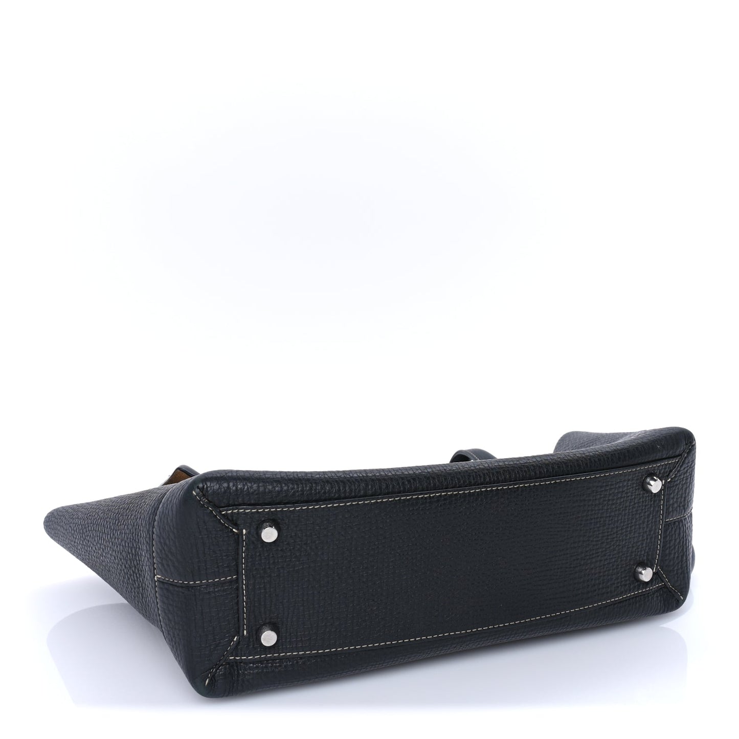Bottega Veneta Grainy Calfskin Medium Arco Black Black