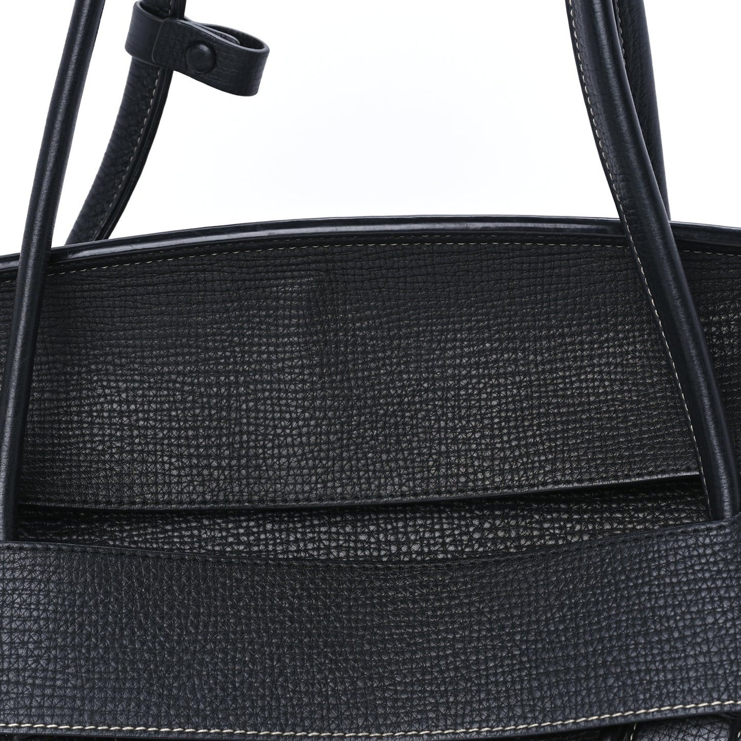 Bottega Veneta Grainy Calfskin Medium Arco Black Black