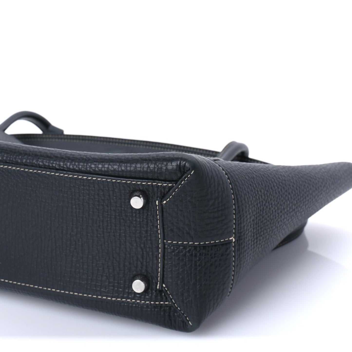 Bottega Veneta Grainy Calfskin Medium Arco Black Black