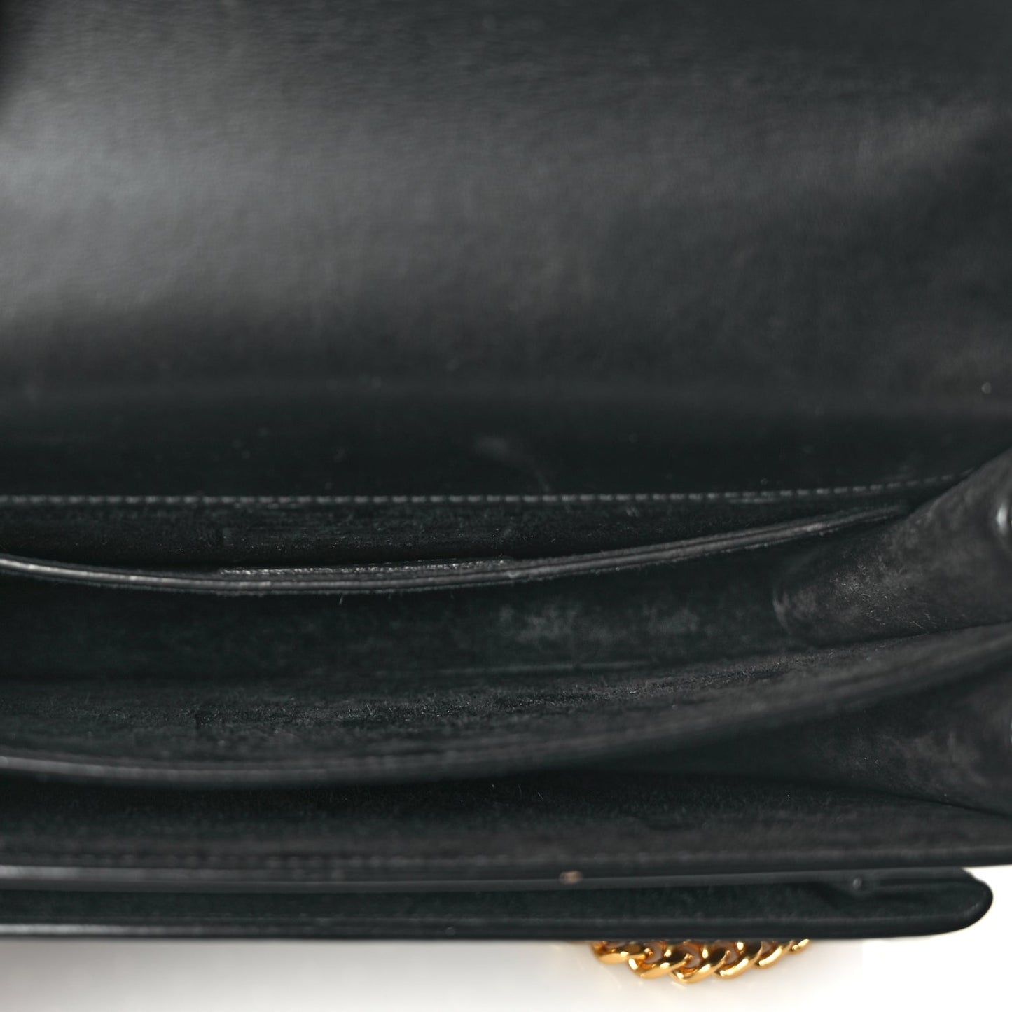 Saint Laurent Calfskin Polka Dot Medium Monogram Sunset Black Crema Soft