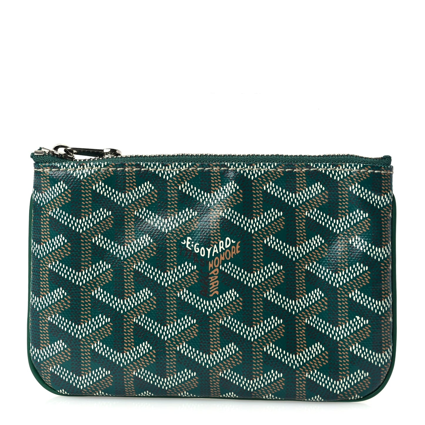 Goyard Goyardine Mini Senat Pochette Green Green