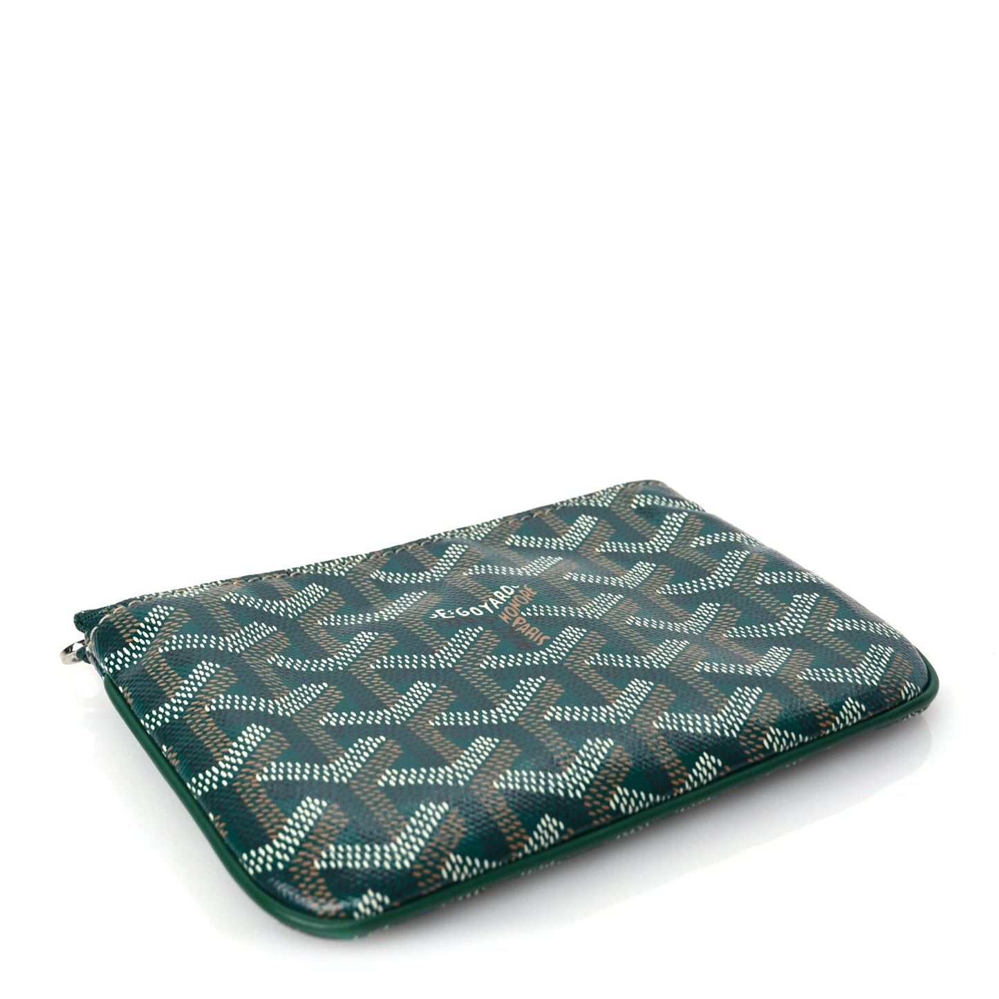 Goyard Goyardine Mini Senat Pochette Green Green