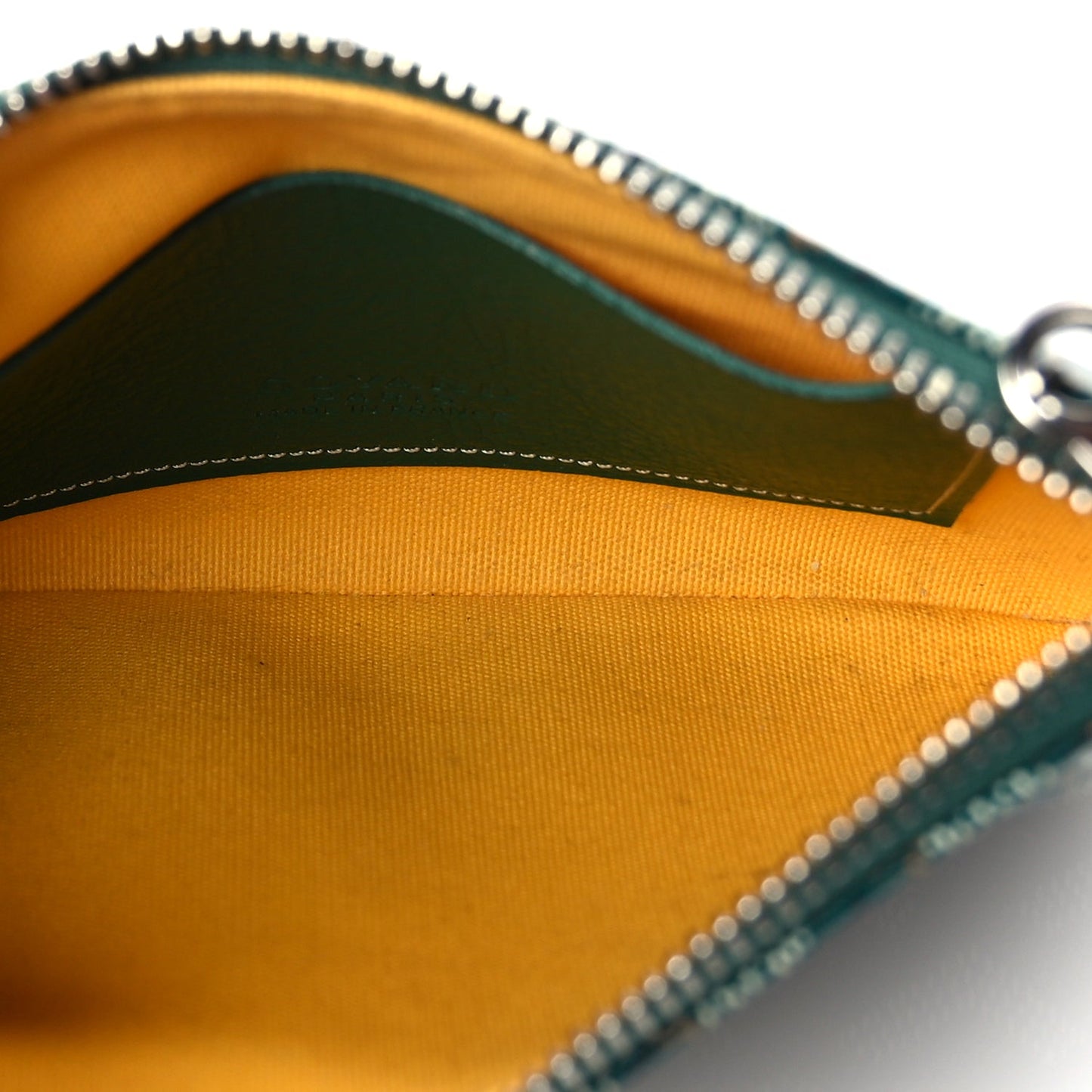 Goyard Goyardine Mini Senat Pochette Green Green