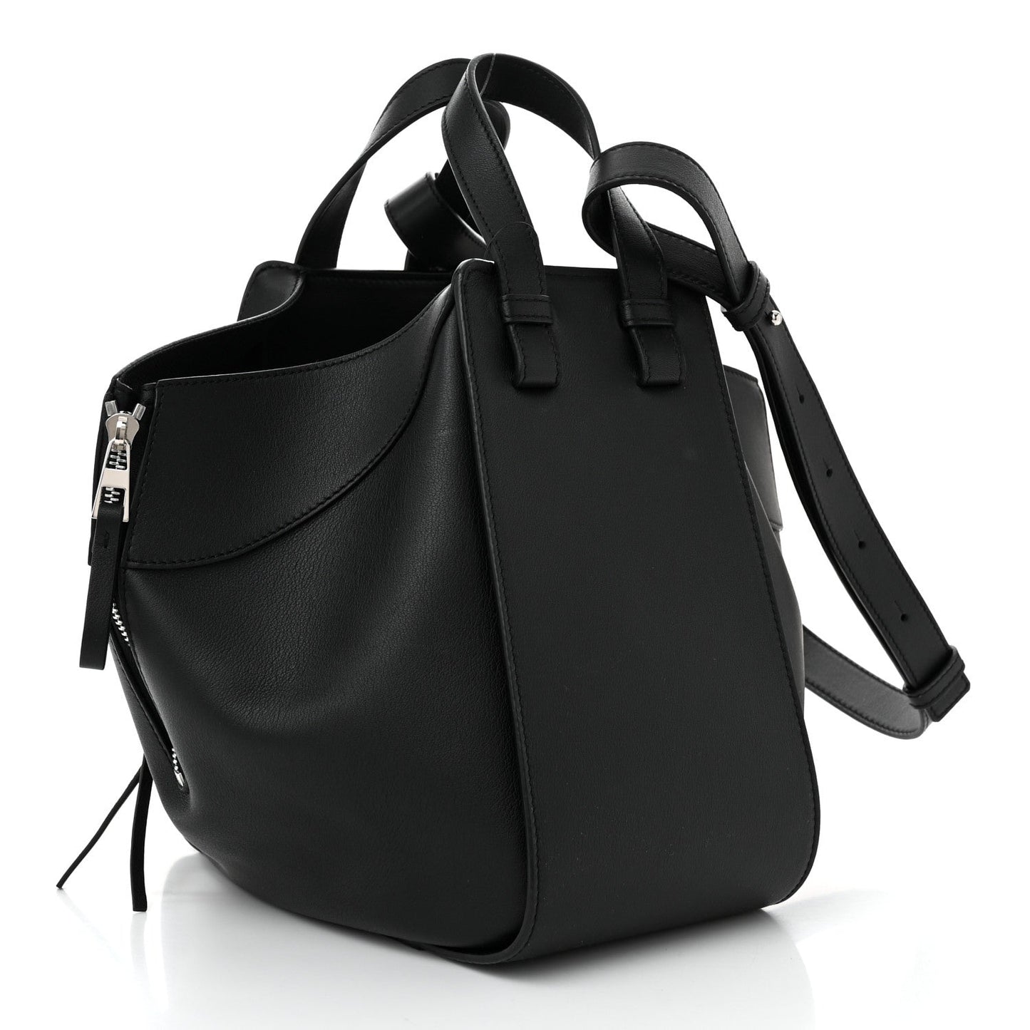 Loewe Calfskin Small Hammock Shoulder Bag Black