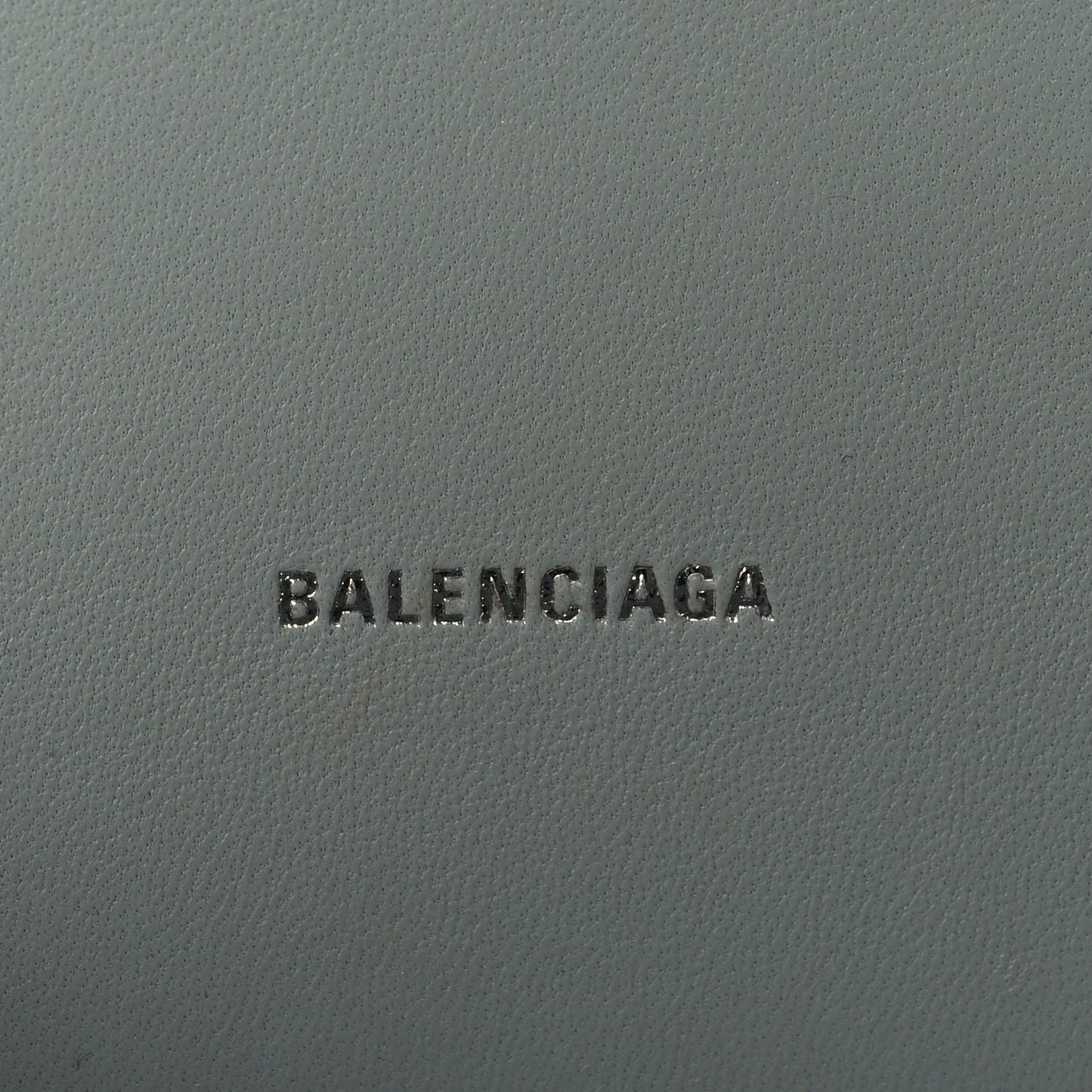 Balenciaga Glitter Fabric Hourglass Top Handle Bag XS  Grey