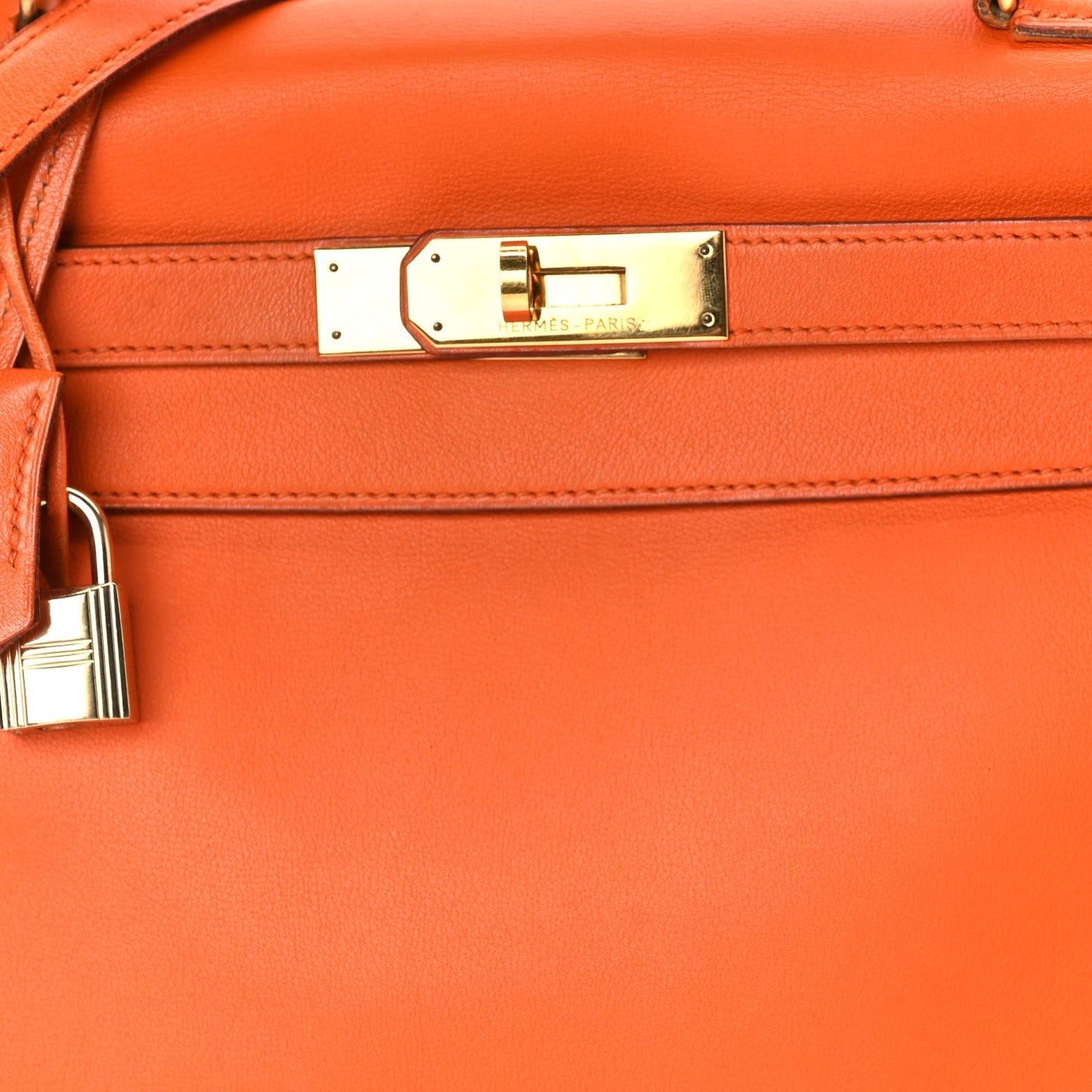 Hermes Swift Kelly Retourne 28 Orange