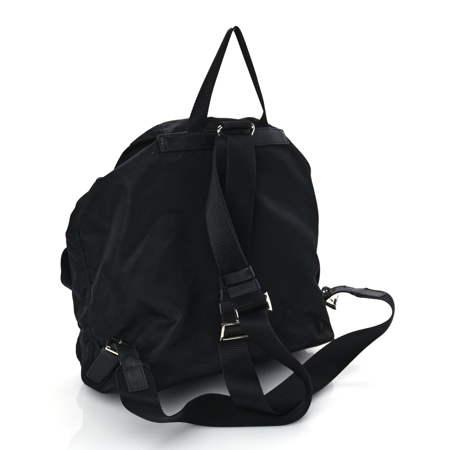 Prada Re-Nylon Saffiano Medium Backpack Black