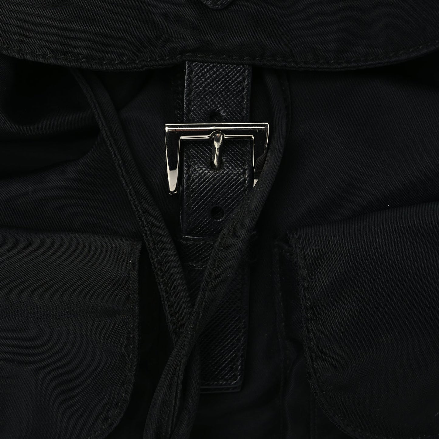 Prada Re-Nylon Saffiano Medium Backpack Black