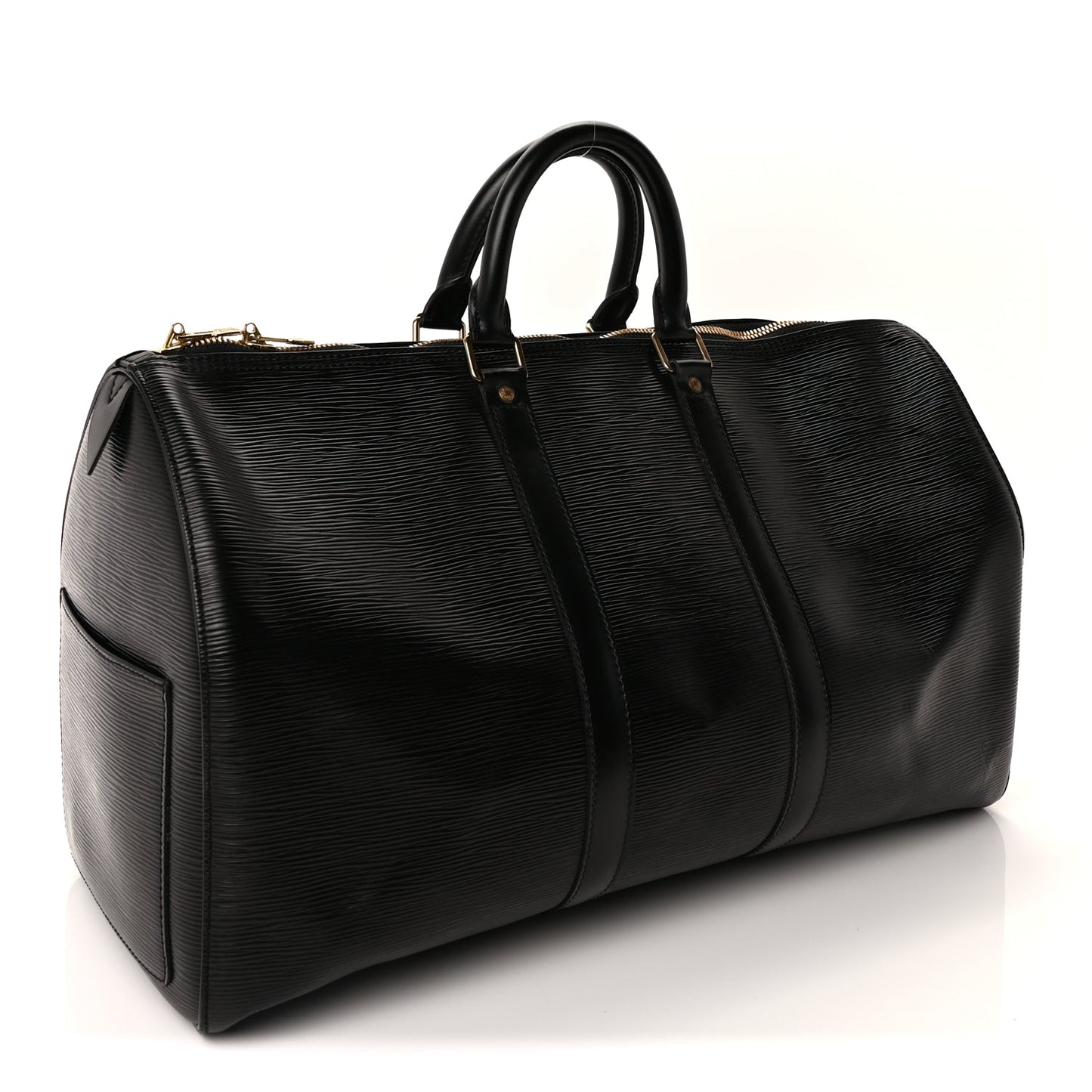 Louis Vuitton Epi Keepall 45 Black Black