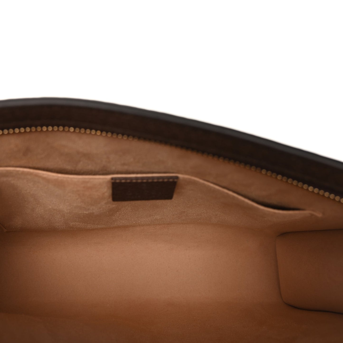 Gucci GG Supreme Monogram Web Ophidia Pouch Brown