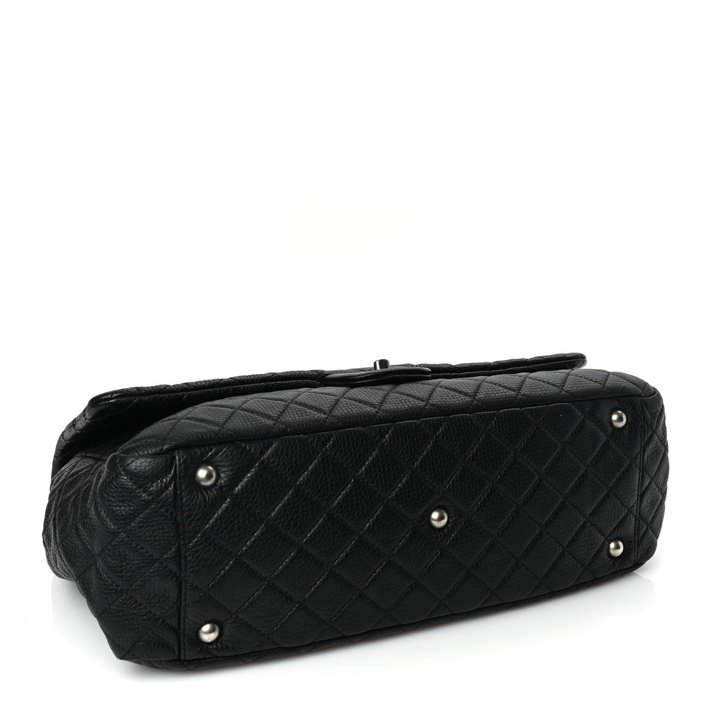 Chanel Calfskin Quilted XXL Travel Flap Bag Black