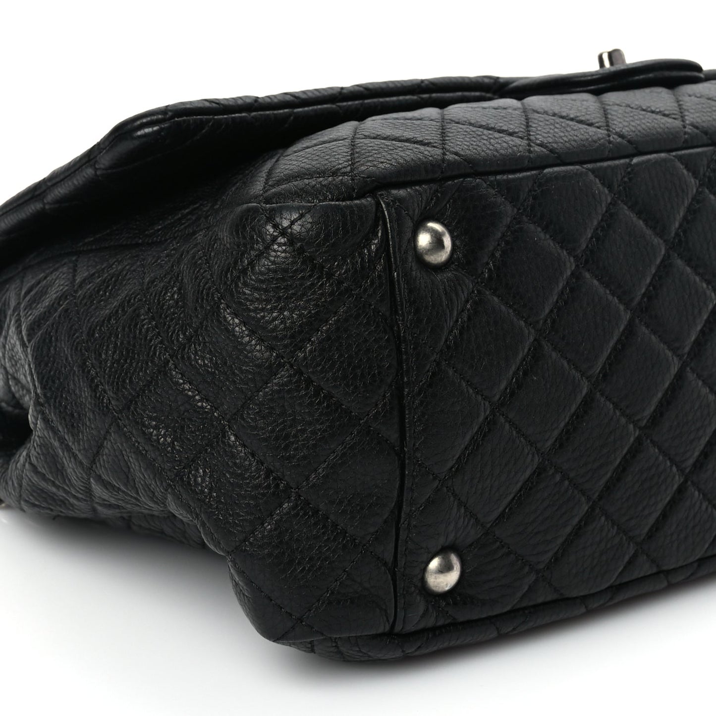 Chanel Calfskin Quilted XXL Travel Flap Bag Black