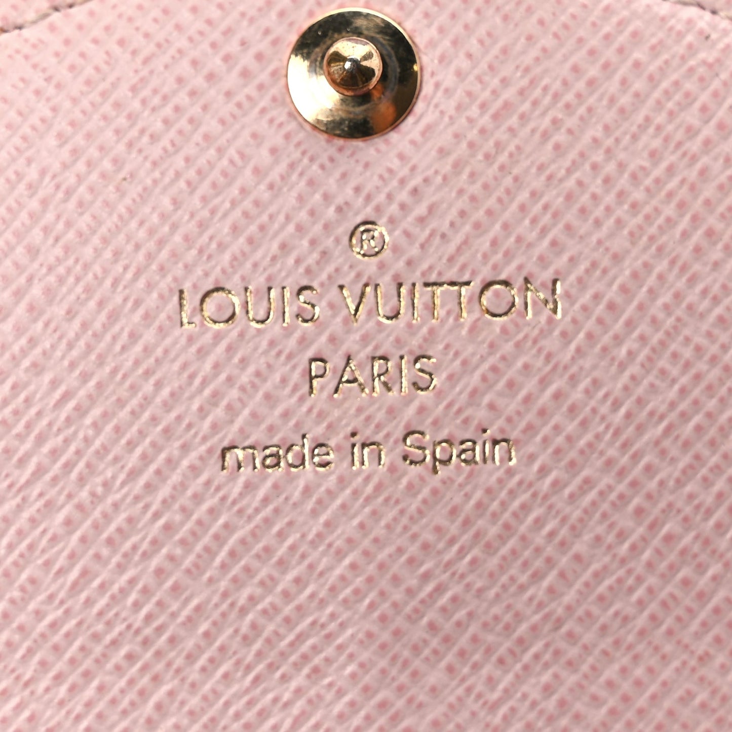 Louis Vuitton Damier Ebene Sarah Wallet NM Rose Ballerine