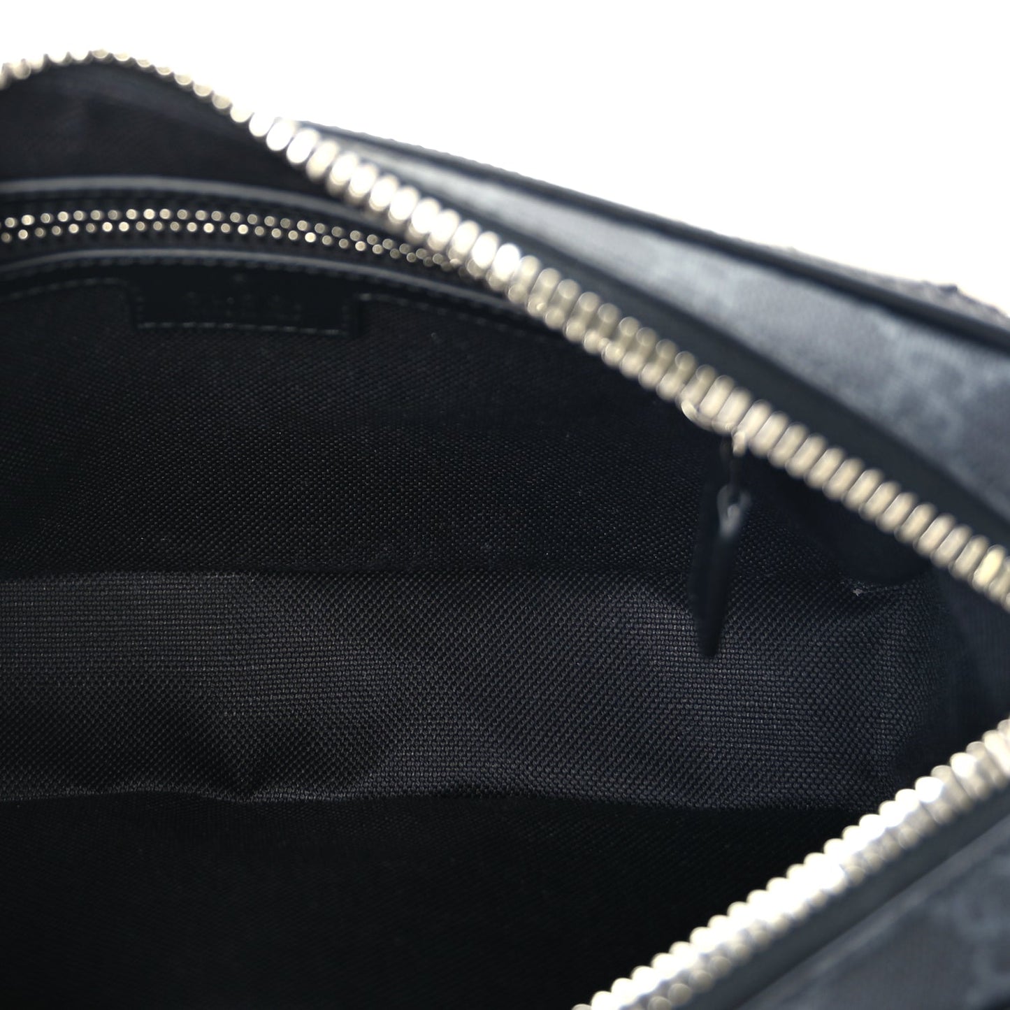 Gucci Soft GG Supreme Monogram Web Waist Bag Black Grey
