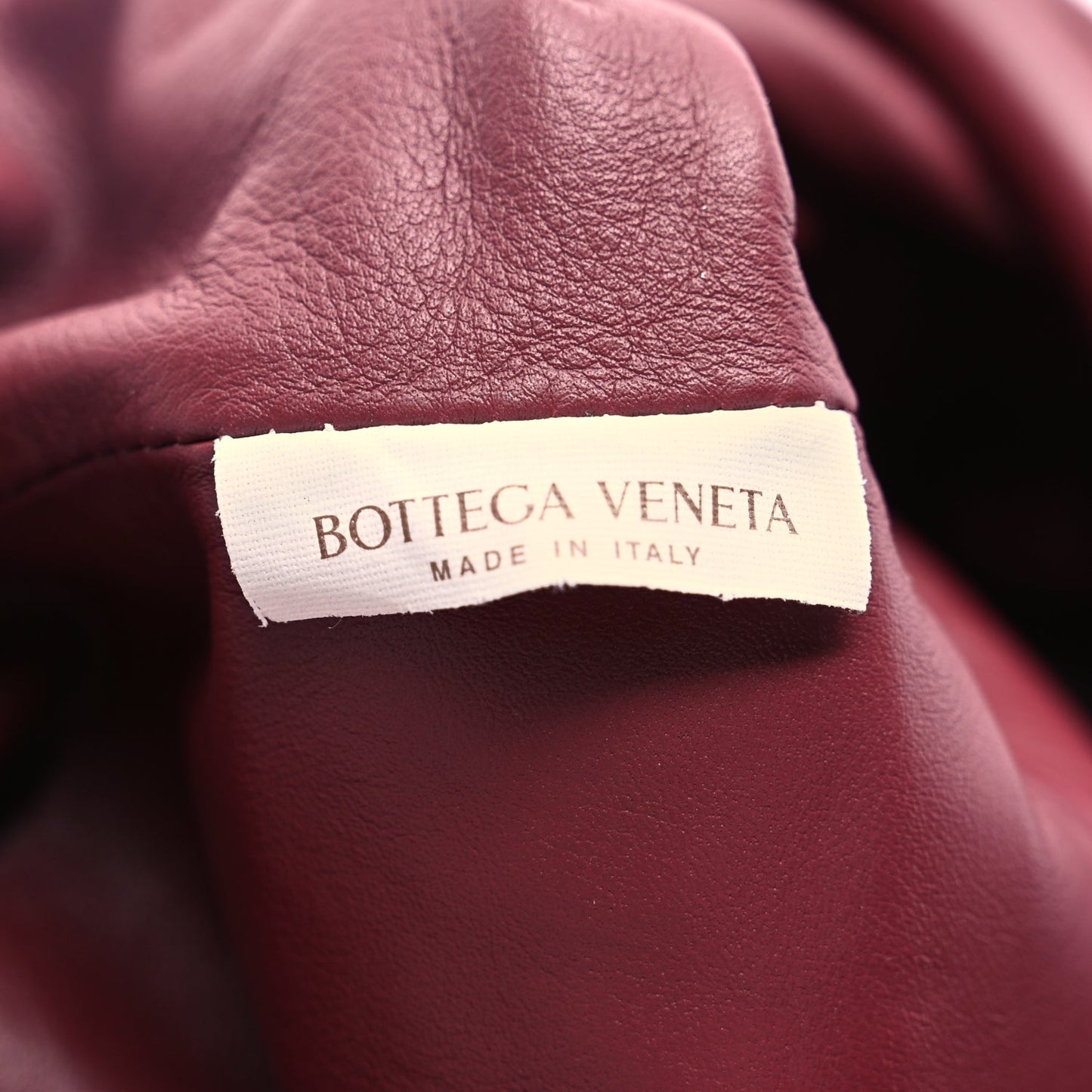 Bottega Veneta Butter Calfskin The Mini Pouch Bordeaux
