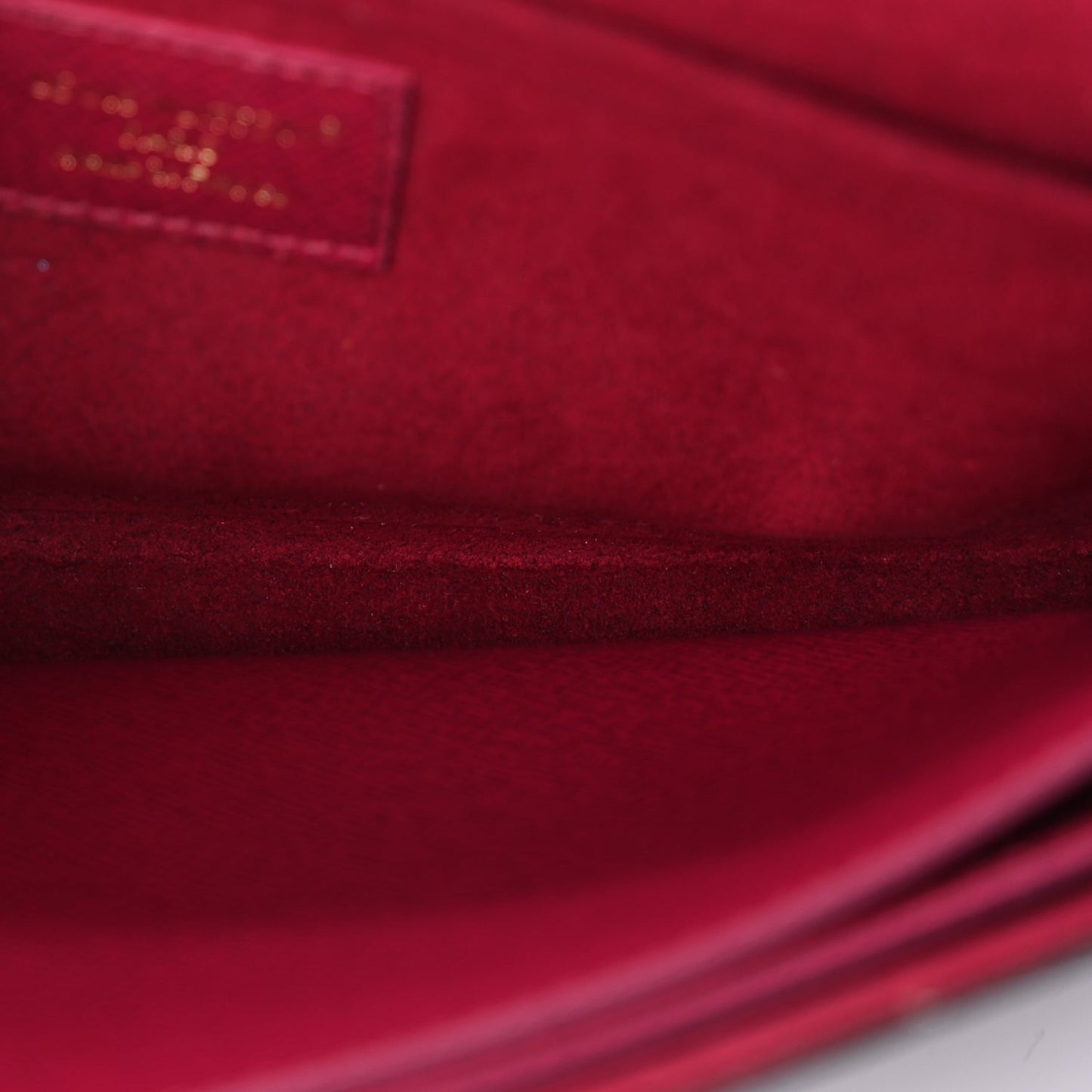 Louis Vuitton Monogram Pochette Felicie Chain Wallet Fuchsia