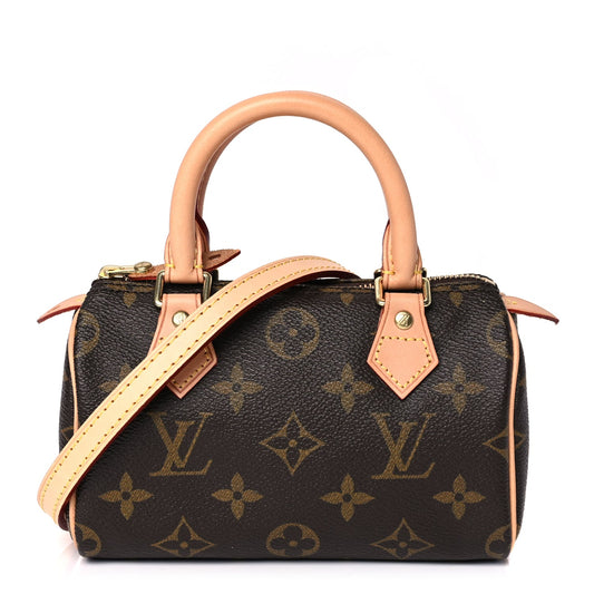 Louis Vuitton Monogram Nano Speedy Bandouliere