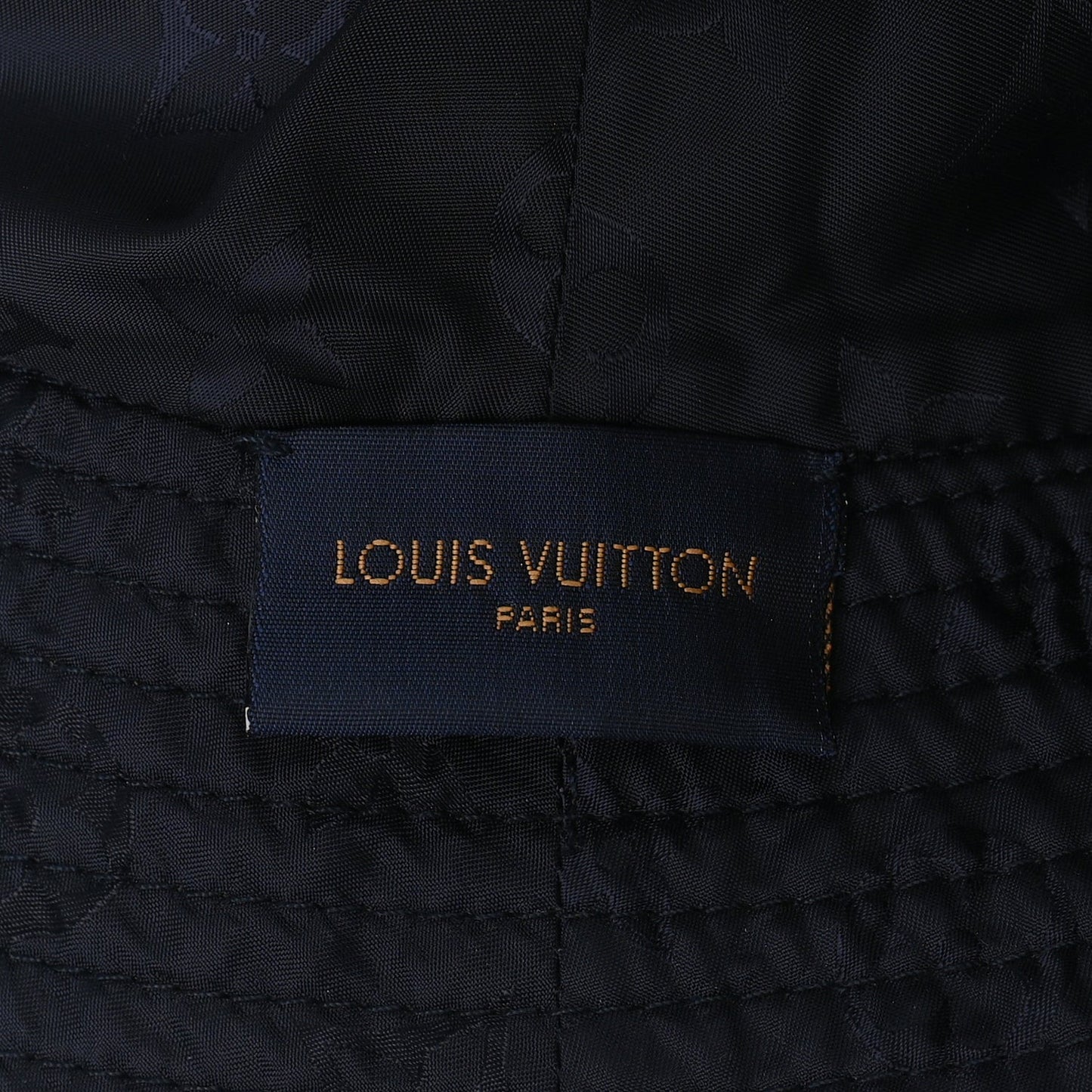 Louis Vuitton Nylon Monogram Reversible Bob Bucket Hat S  Brown Black