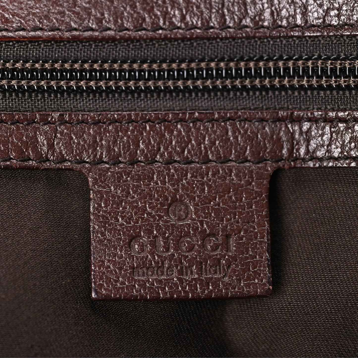 Gucci Monogram Large Web Joy Tote Brown