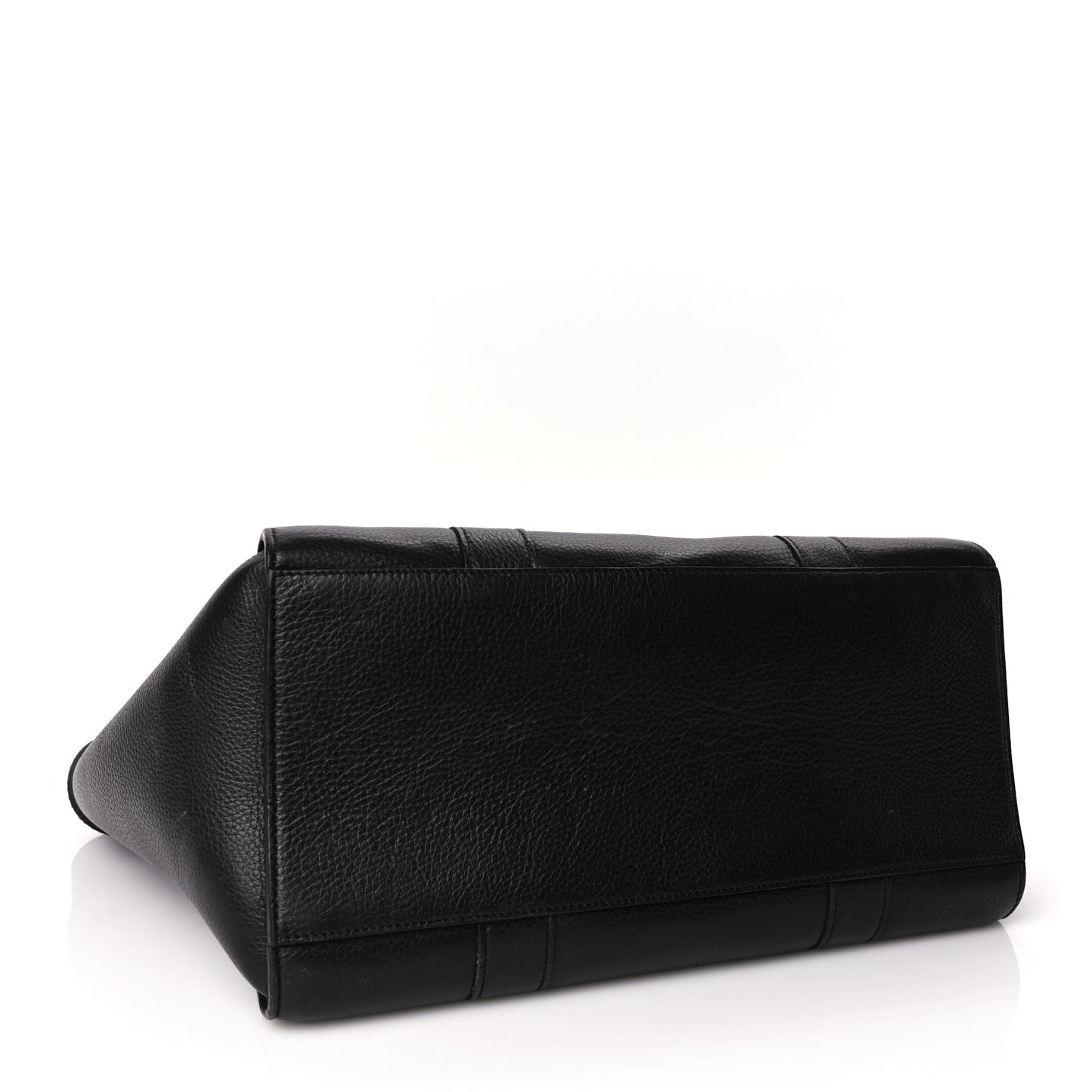 Mulberry Classic Grain Bayswater Zip Tote Black