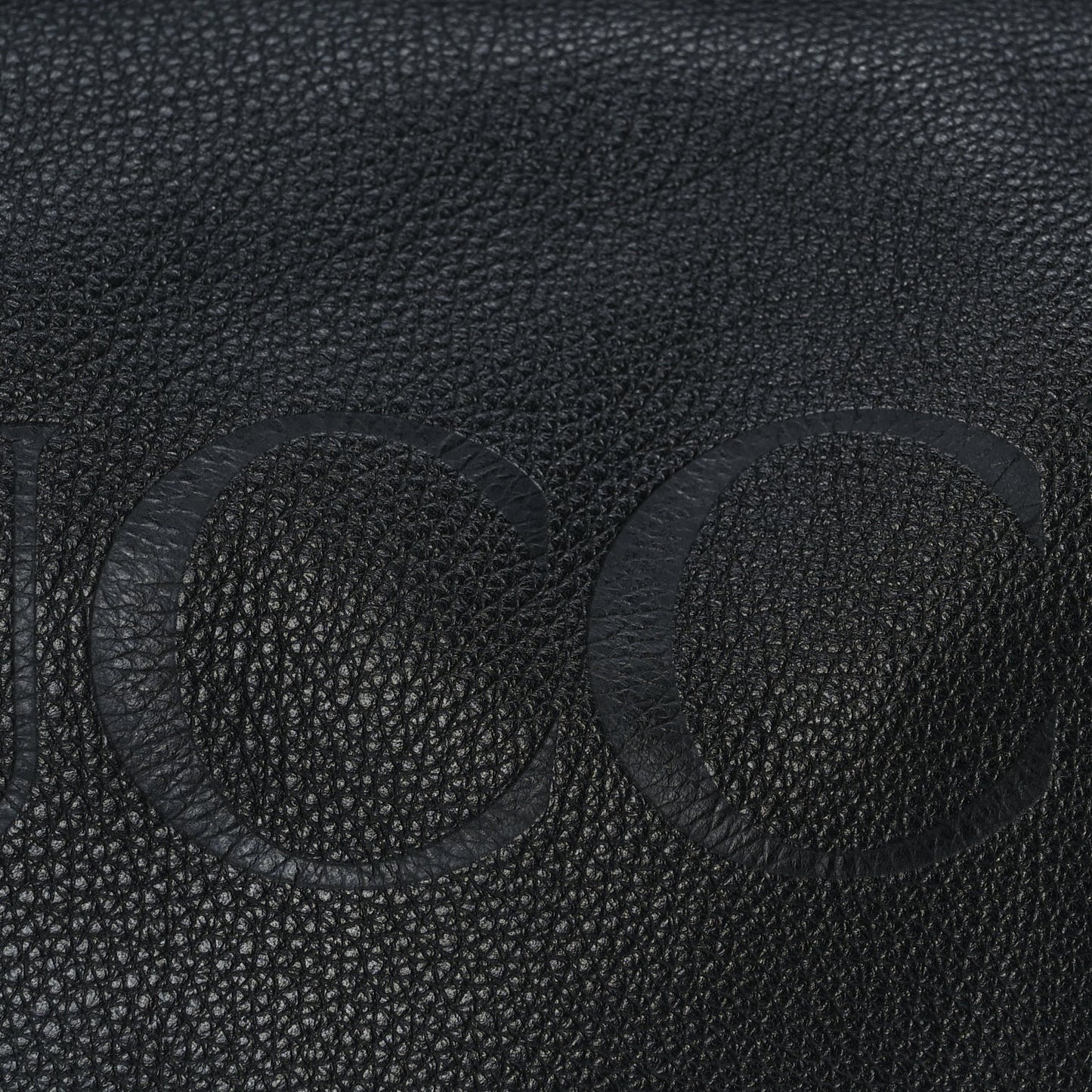 Gucci Pebbled Calfskin Large Logo Tote Black