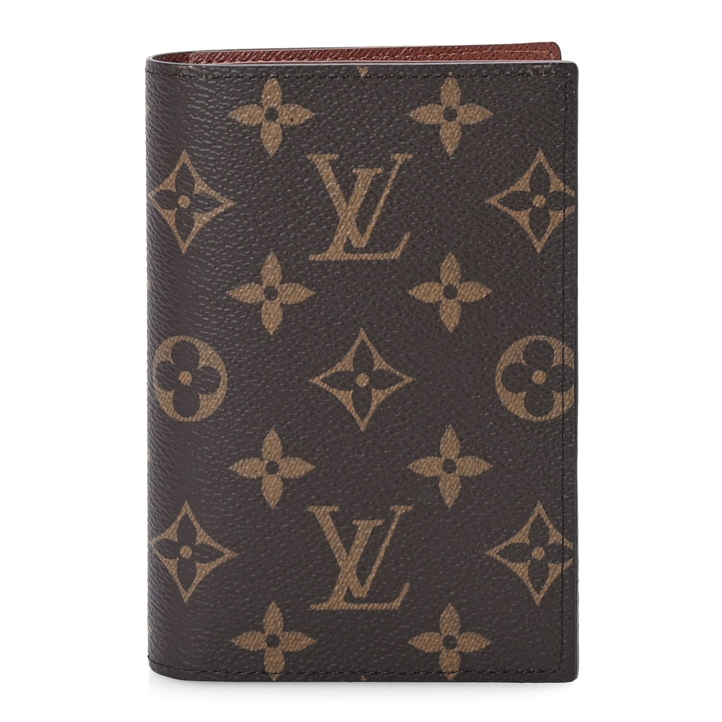 Louis Vuitton Monogram Passport Cover Brown