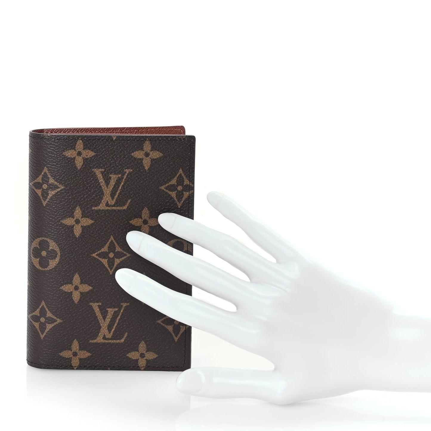 Louis Vuitton Monogram Passport Cover Brown