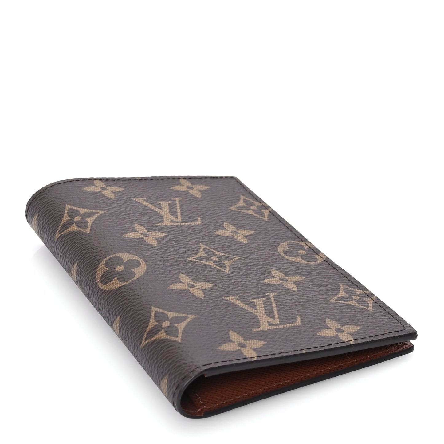 Louis Vuitton Monogram Passport Cover Brown