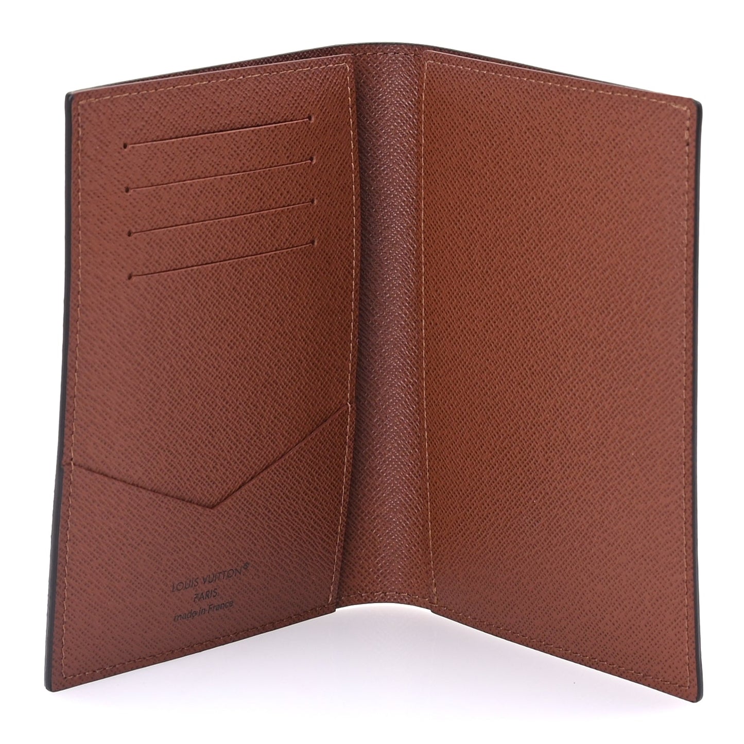 Louis Vuitton Monogram Passport Cover Brown
