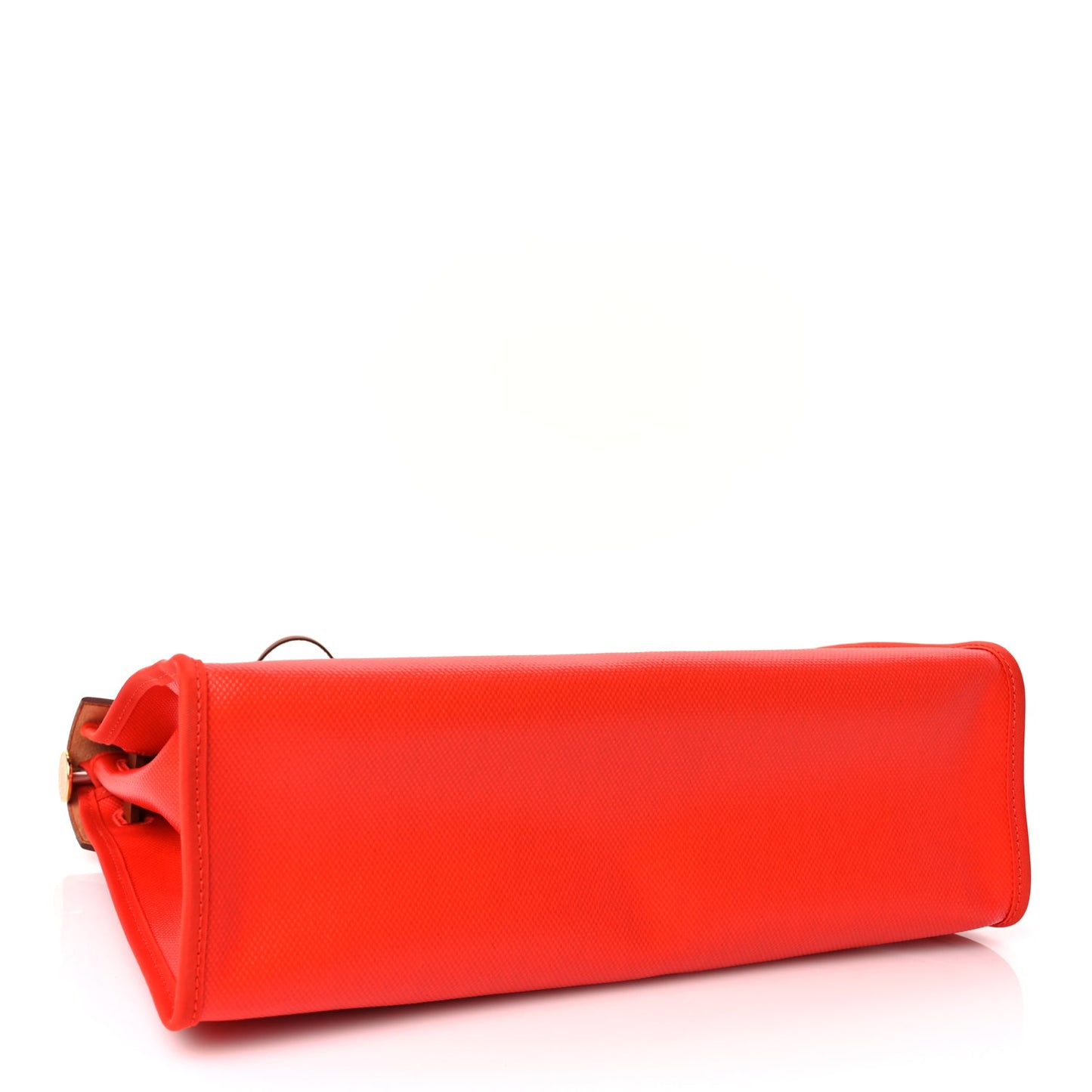 Hermes Toile H Berline Vache Hunter Herbag Zip 31 PM Capucine Fauve