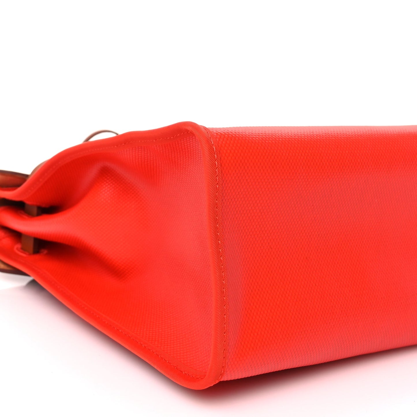 Hermes Toile H Berline Vache Hunter Herbag Zip 31 PM Capucine Fauve