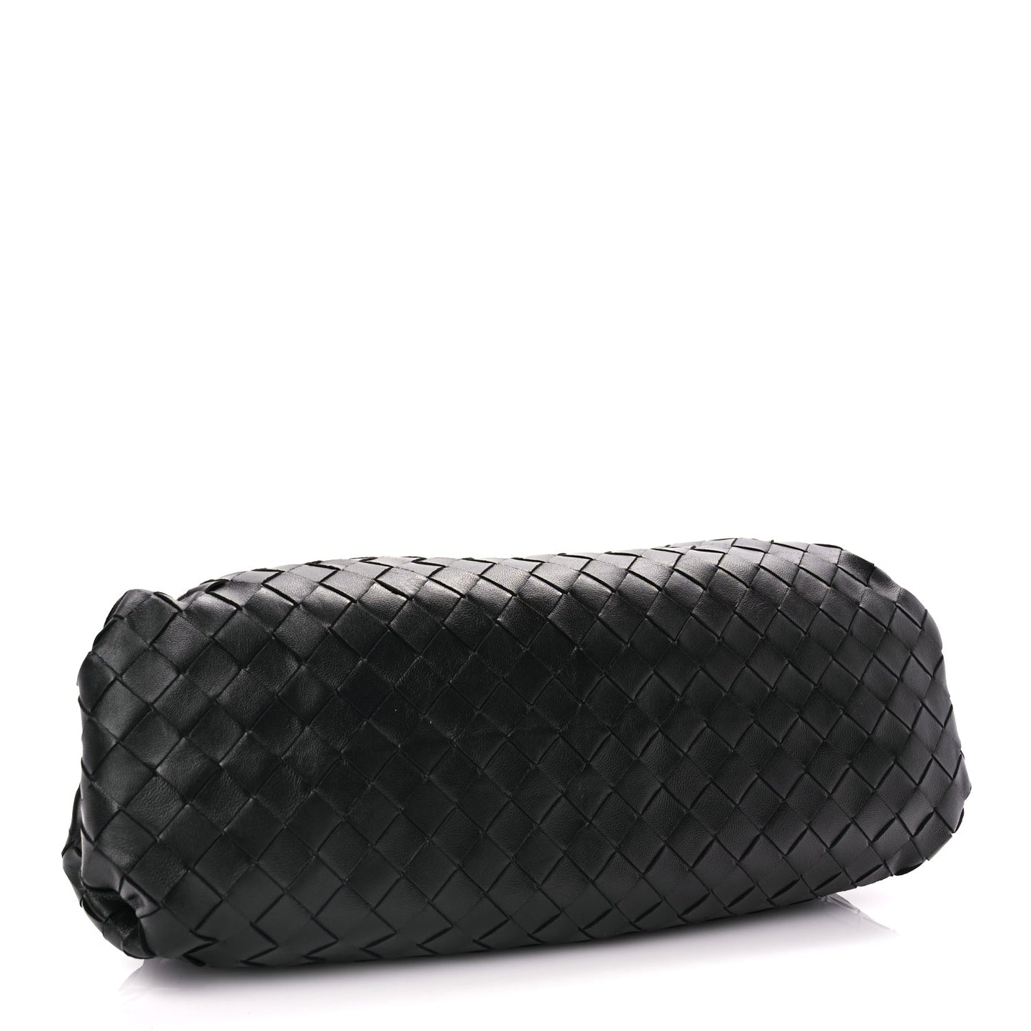 Bottega Veneta Nappa Maxi Intrecciato The Pouch Oversized Clutch Black
