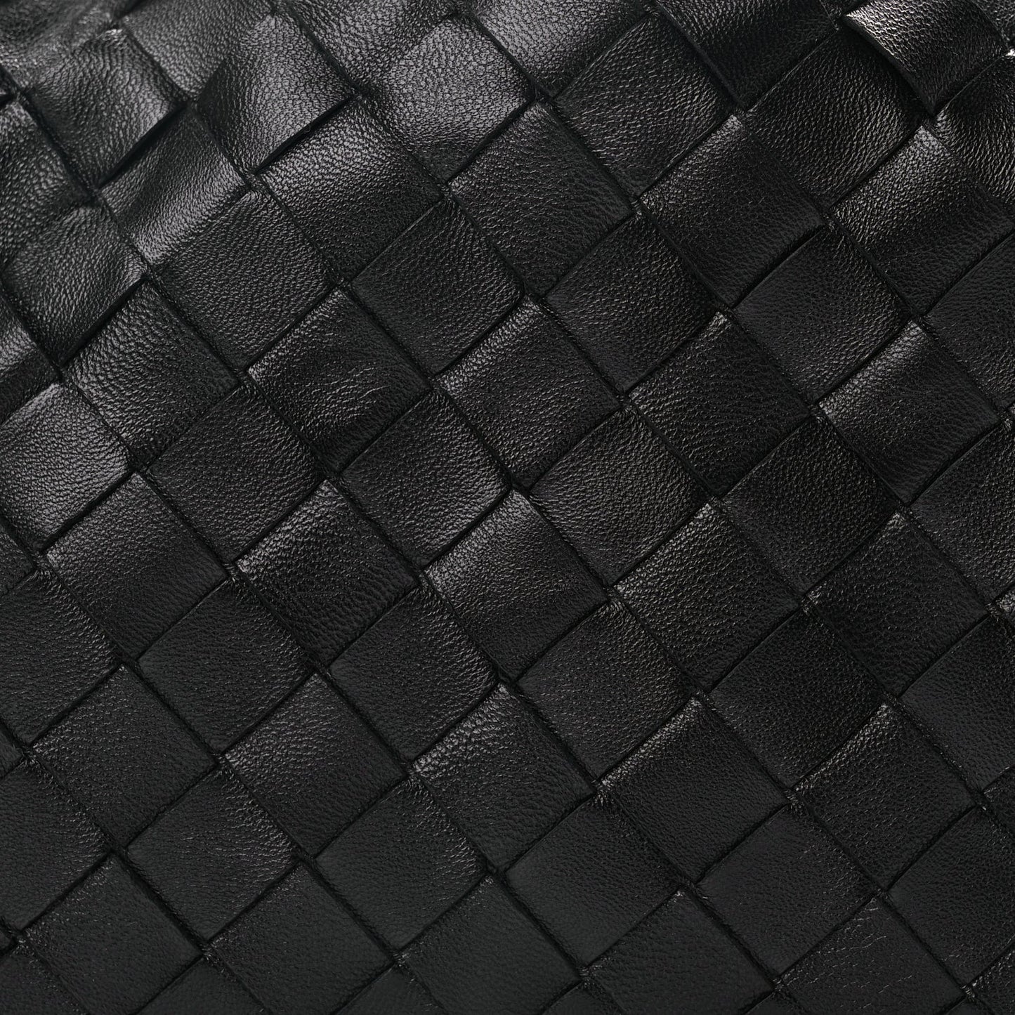 Bottega Veneta Nappa Maxi Intrecciato The Pouch Oversized Clutch Black