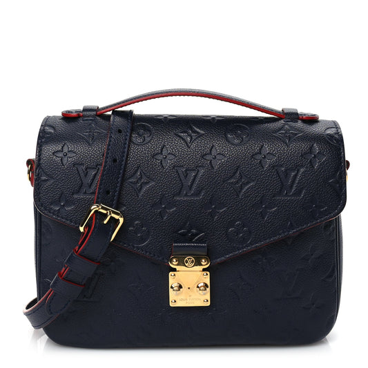 Louis Vuitton Empreinte Pochette Metis Marine Rouge