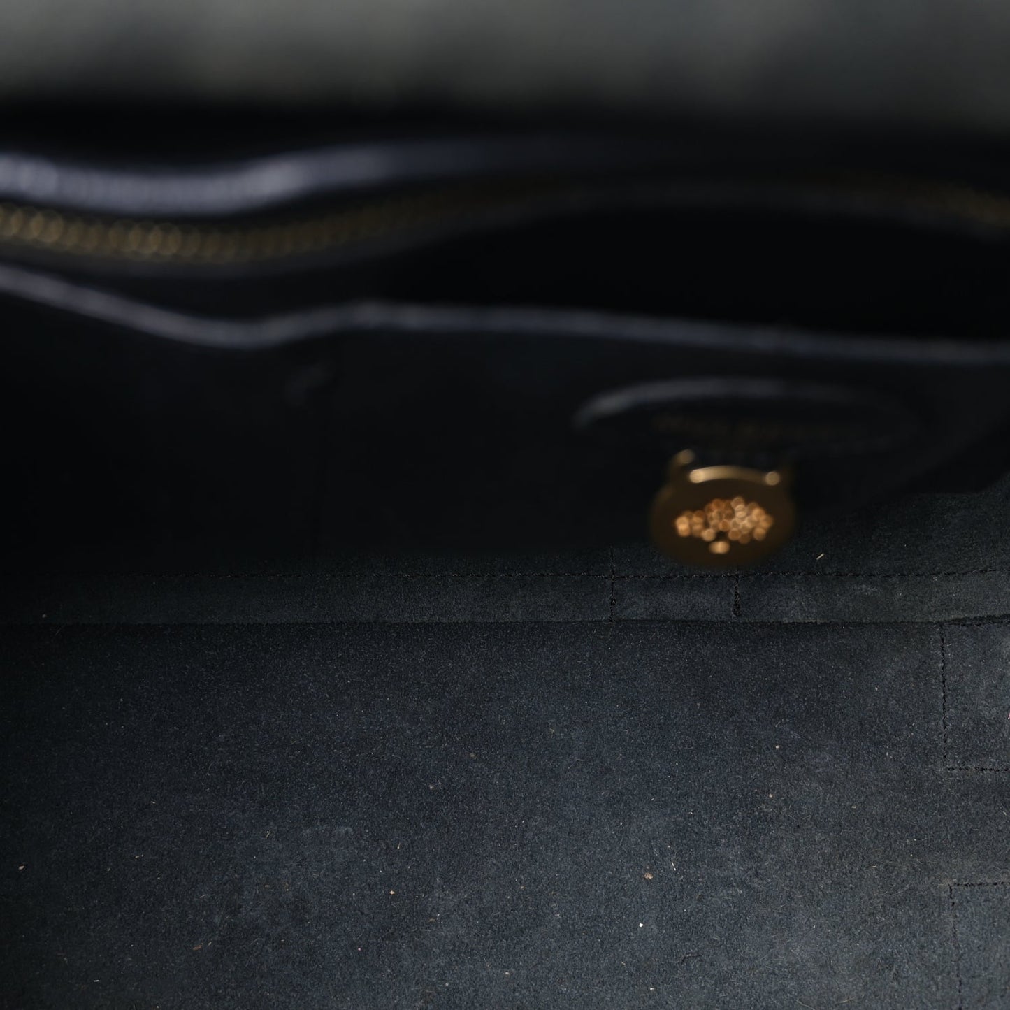 Mulberry Natural Vegetable Tanned Bayswater  Black