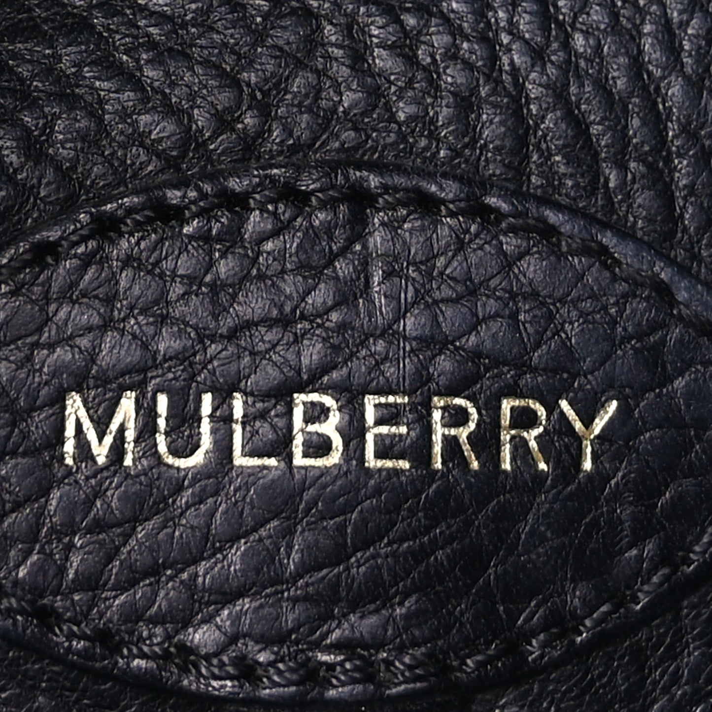 Mulberry Natural Vegetable Tanned Bayswater  Black