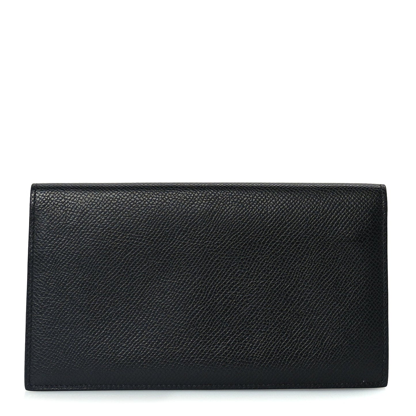 Hermes Epsom Citizen Twill Long Wallet  Black
