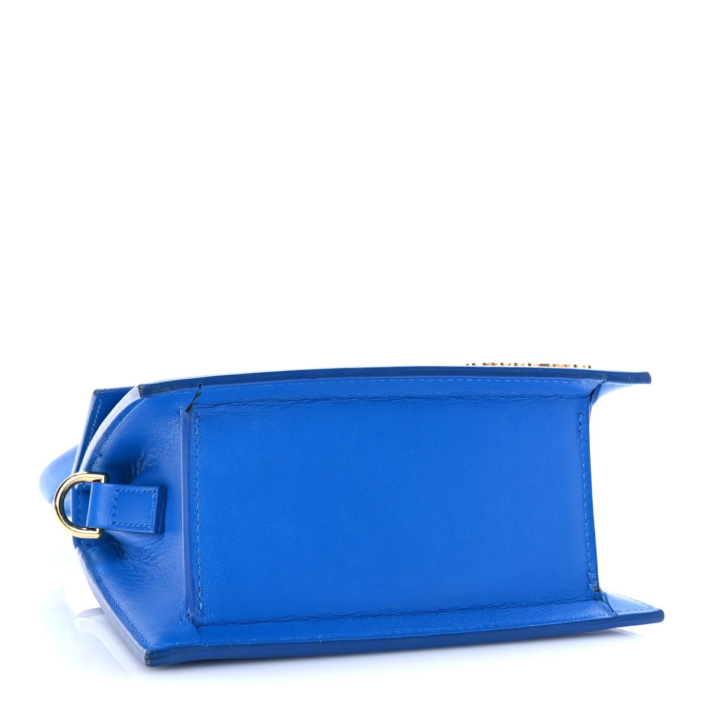 Jacquemus Smooth Calfskin Le Chiquito Moyen Bambino Blue