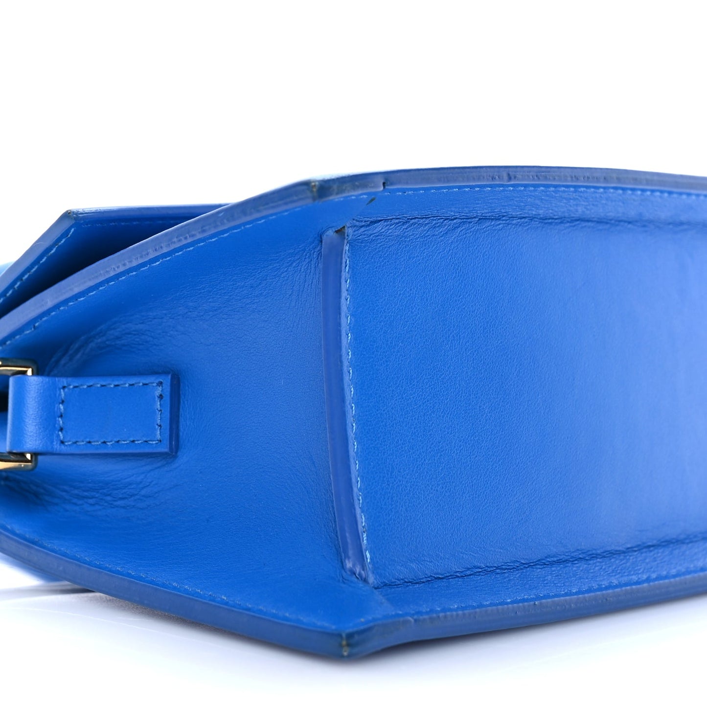 Jacquemus Smooth Calfskin Le Chiquito Moyen Bambino Blue