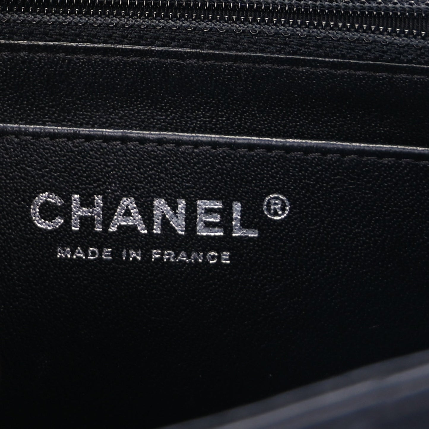 Chanel Lambskin Chevron Quilted Mini Square Flap  Black