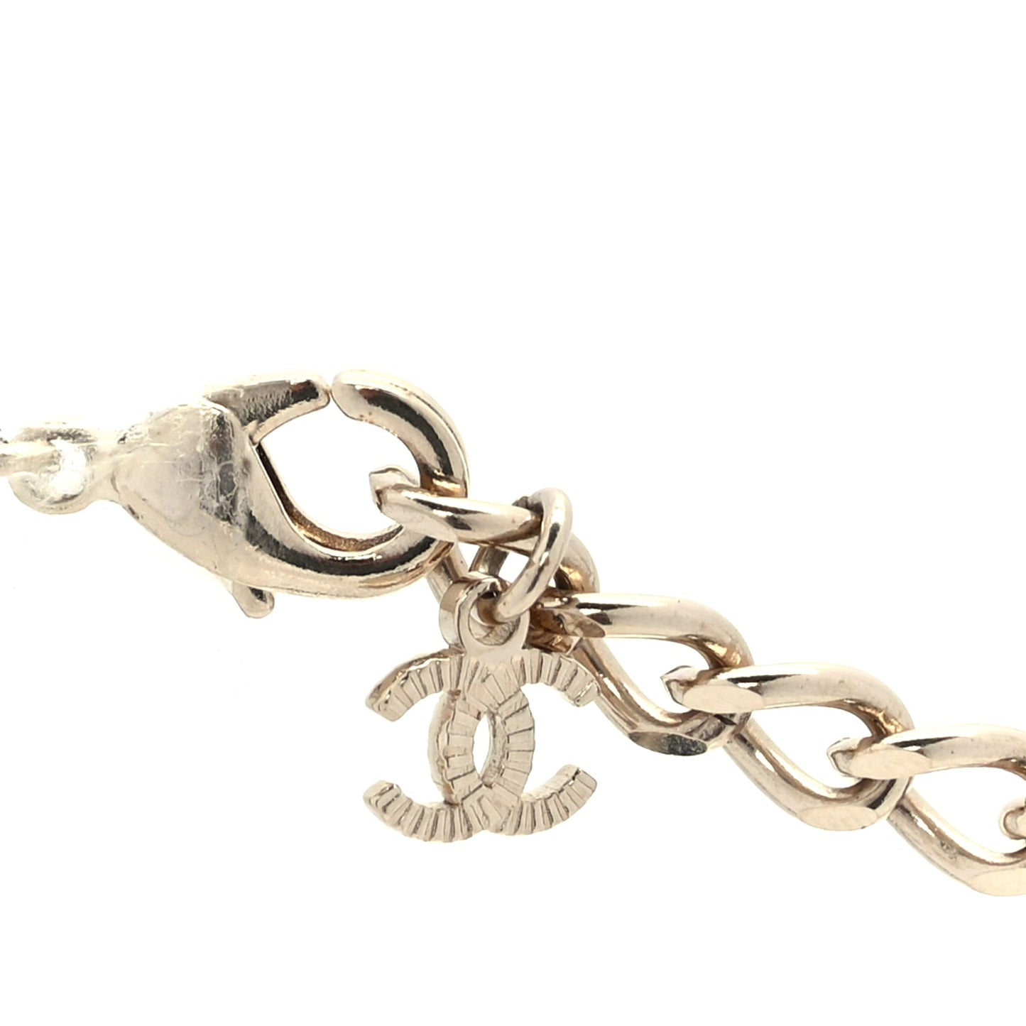 Chanel Calfskin Pearl Gripoix Chocker Necklace  Gold Multicolour